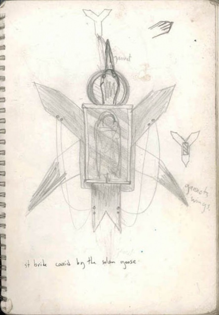 Saint Bride Carried By The Solan Goose