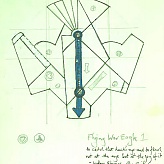 Flying War Eagle Sketch